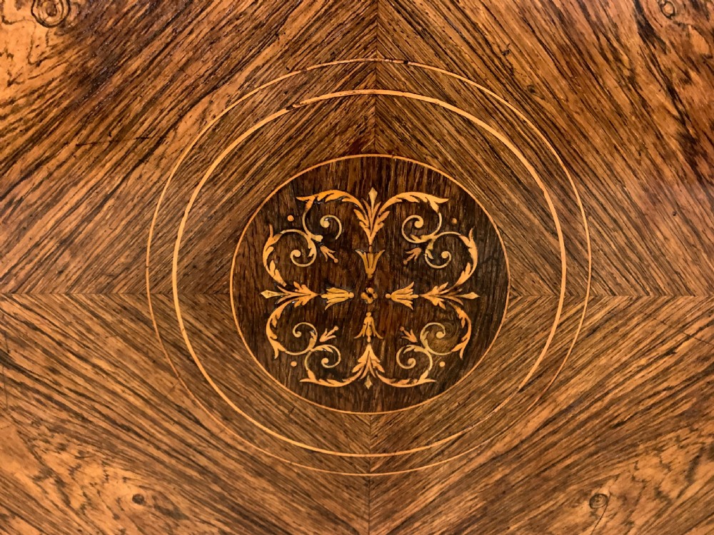 Inlaid Rosewood Occasional Table View XIV