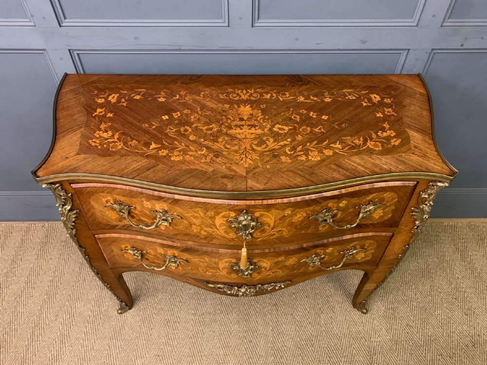 19th Century French Marquetry Commode View IV