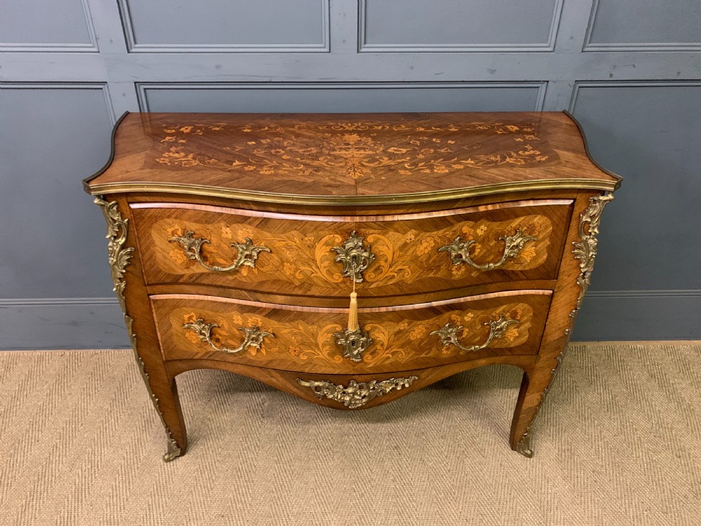 19th Century French Marquetry Commode View V