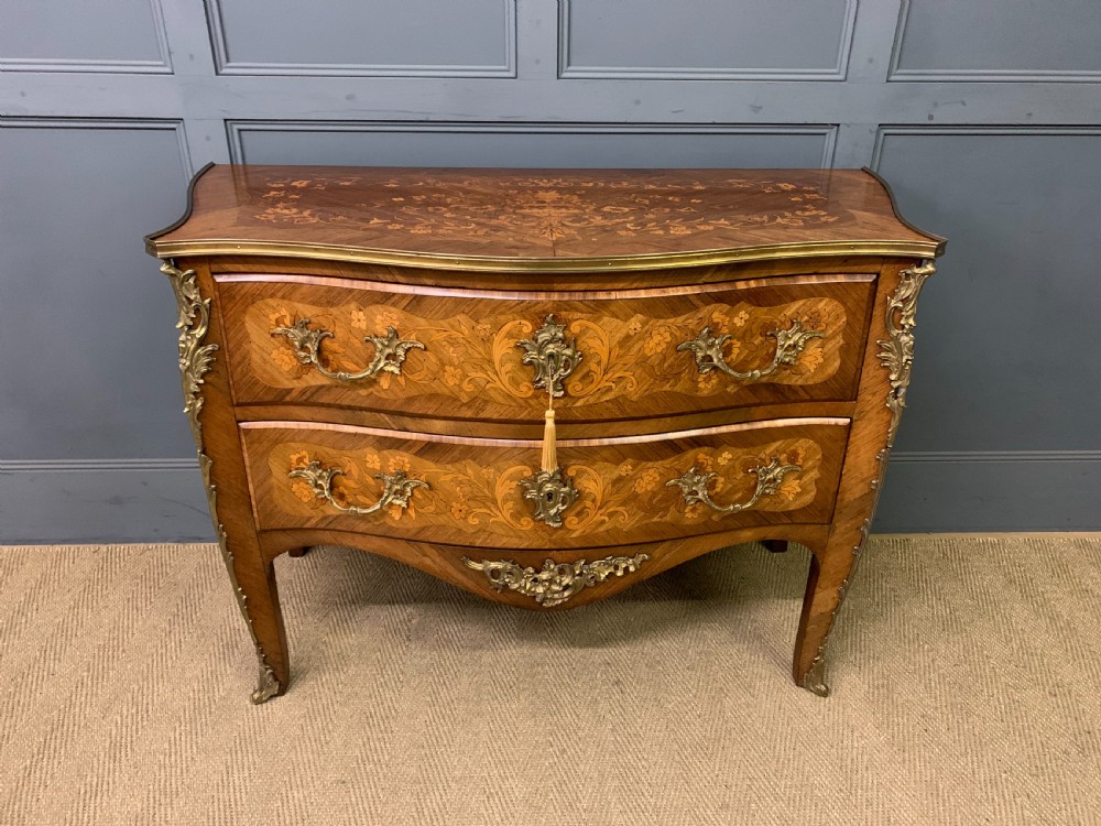 19th Century French Marquetry Commode View VI