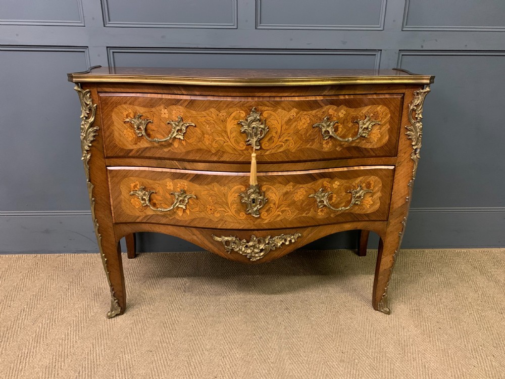 19th Century French Marquetry Commode View VII