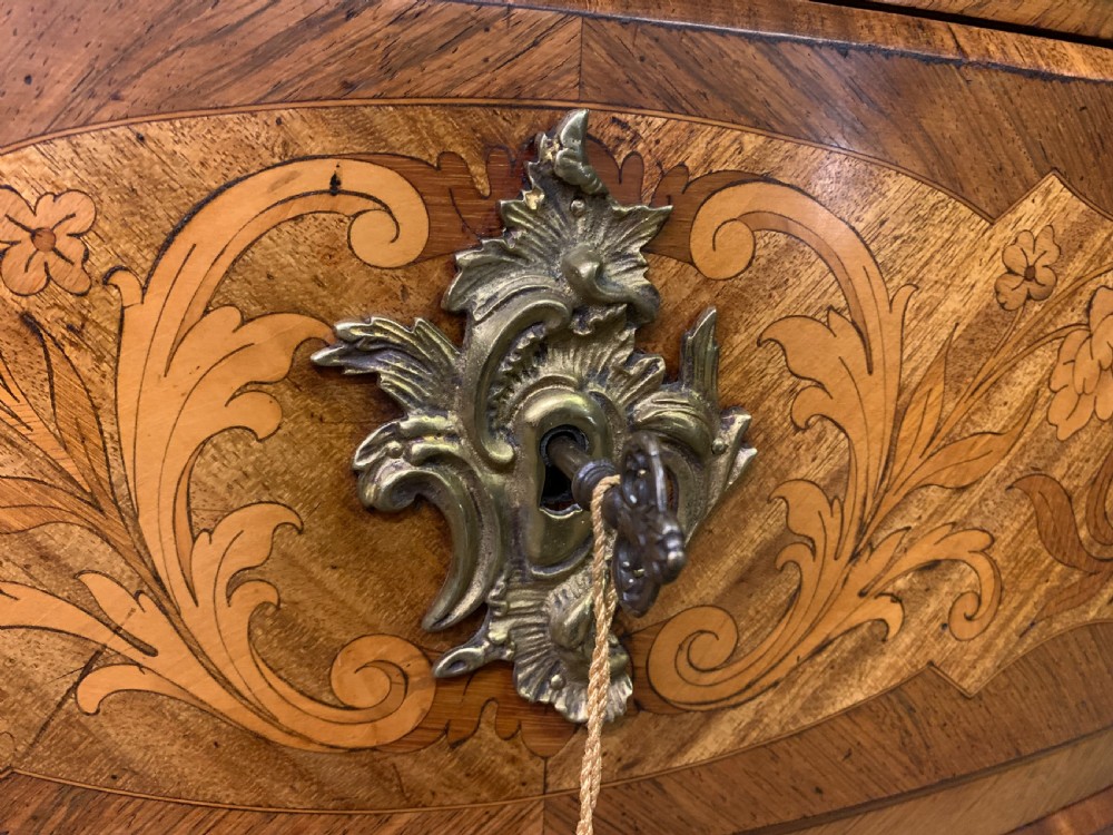 19th Century French Marquetry Commode View XI