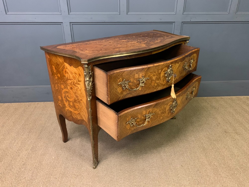 19th Century French Marquetry Commode View XIV