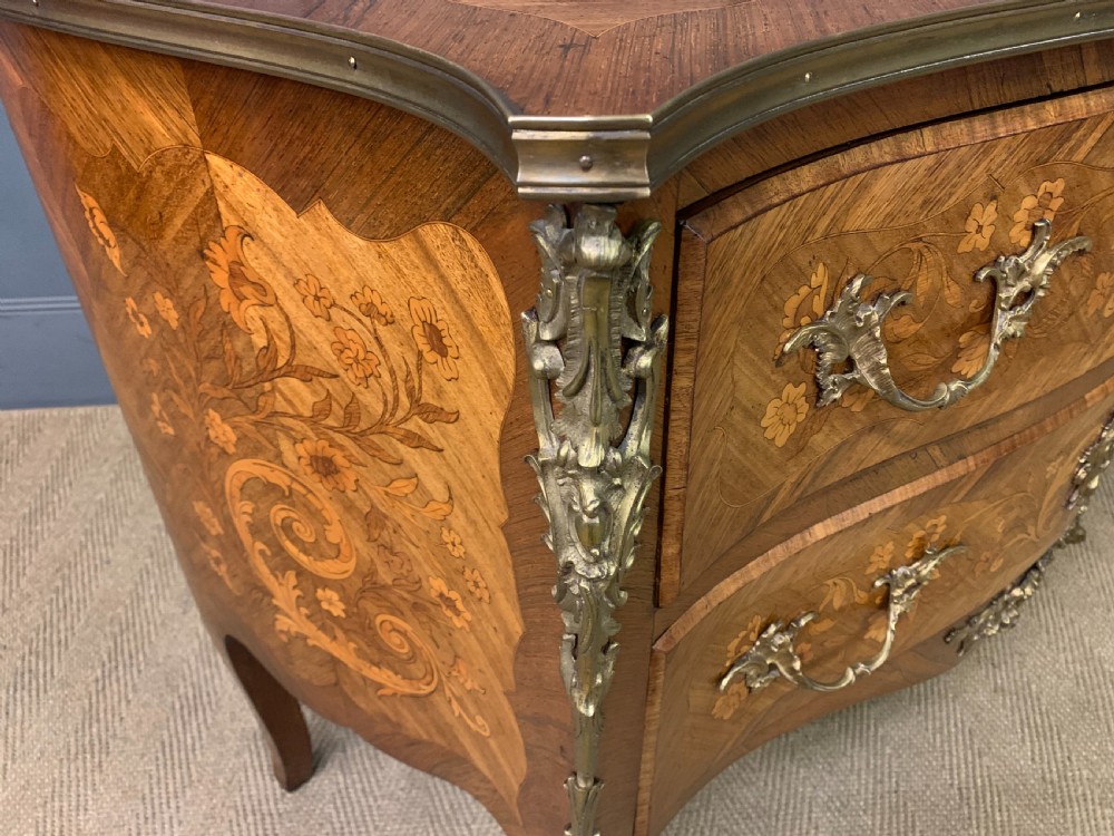 19th Century French Marquetry Commode View XVII