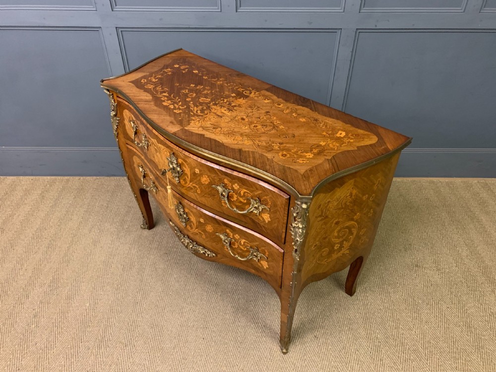 19th Century French Marquetry Commode View XXI