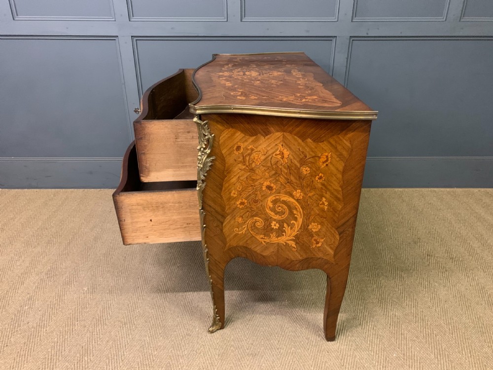 19th Century French Marquetry Commode View XXII