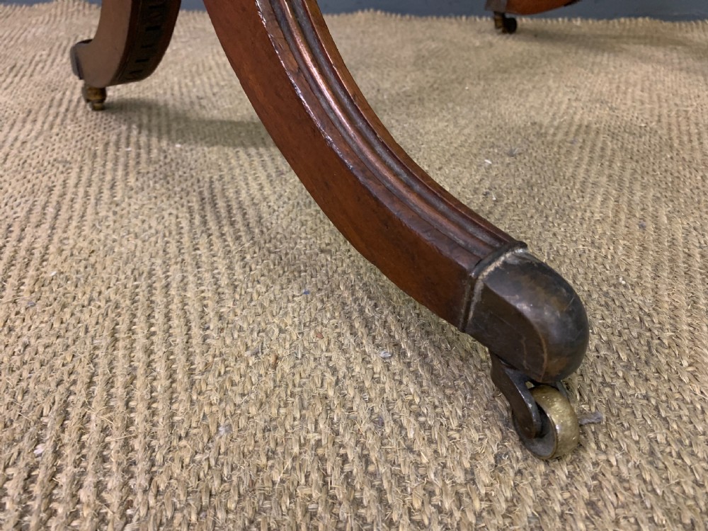 Inlaid Mahogany Sheraton Revival Cheval Mirror View V
