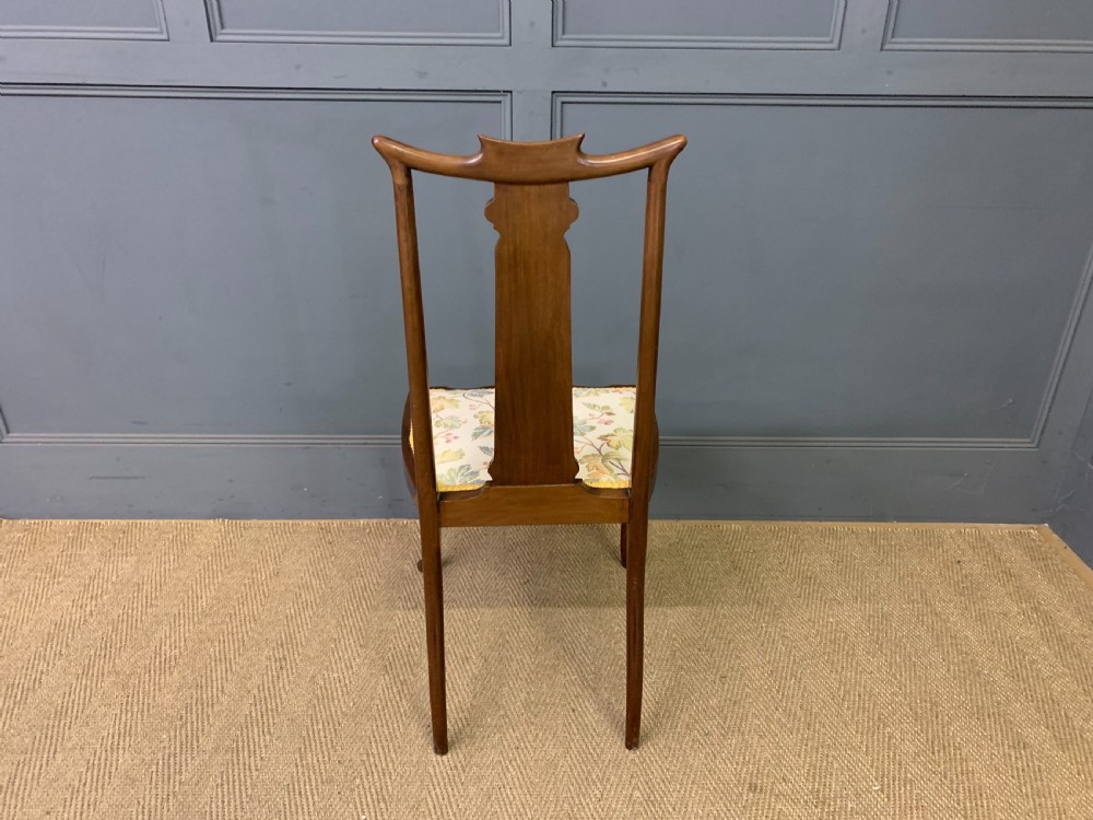Art Nouveau Inlaid Mahogany Chair View XII