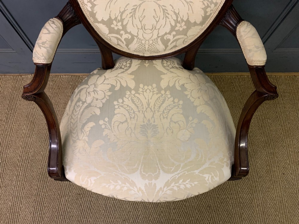 Hepplewhite Style Mahogany Armchair View II