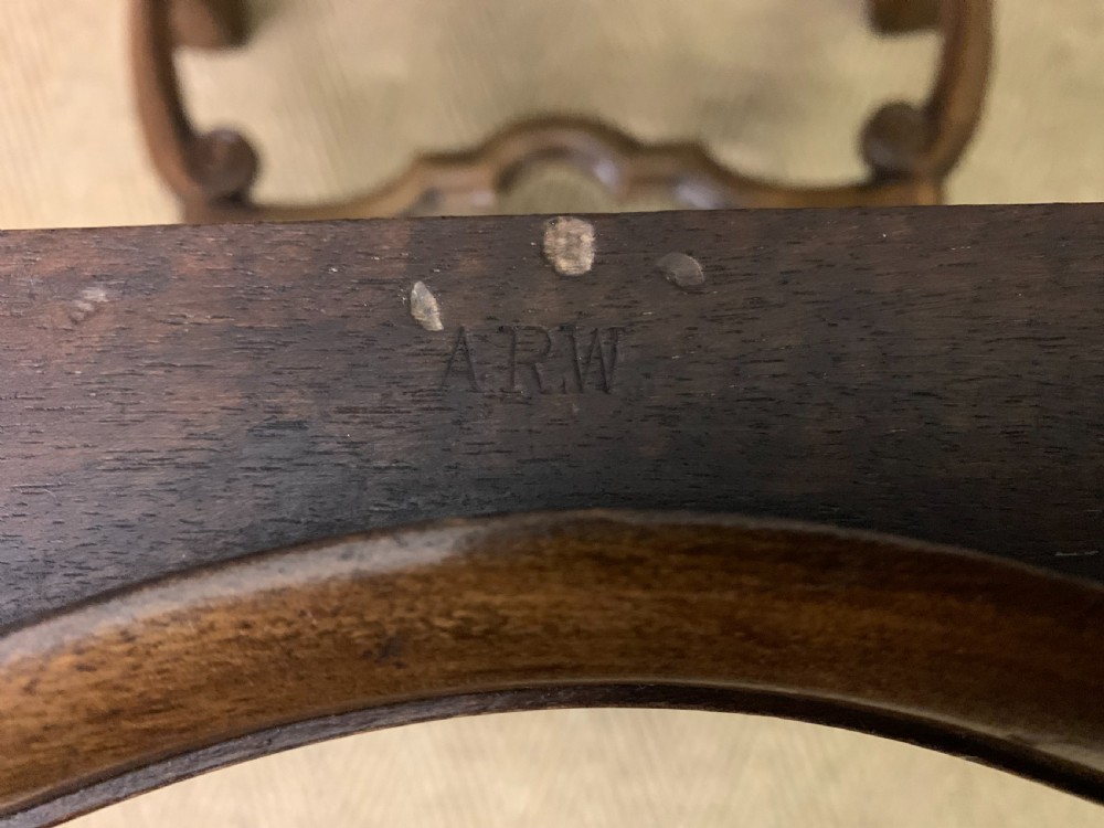 Queen Anne Style Burr Walnut Stool View XIII