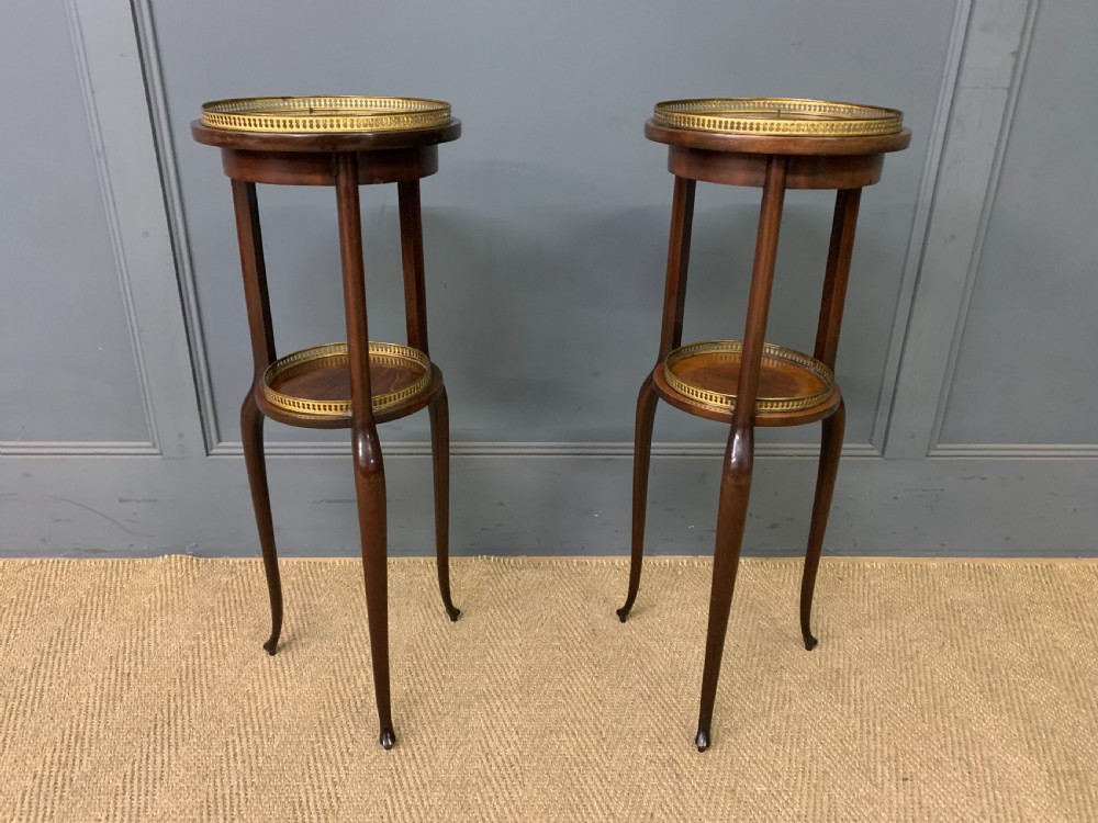 Pair of Mahogany Stands View III