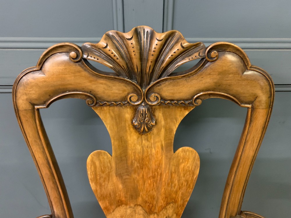 Waring & Gillow Set of 8 Queen Anne Style Chairs View V