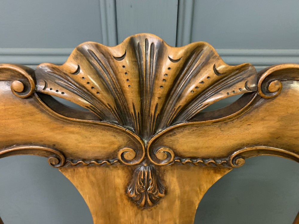 Waring & Gillow Set of 8 Queen Anne Style Chairs View VII