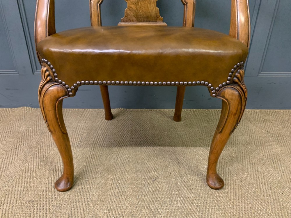 Waring & Gillow Set of 8 Queen Anne Style Chairs View IX