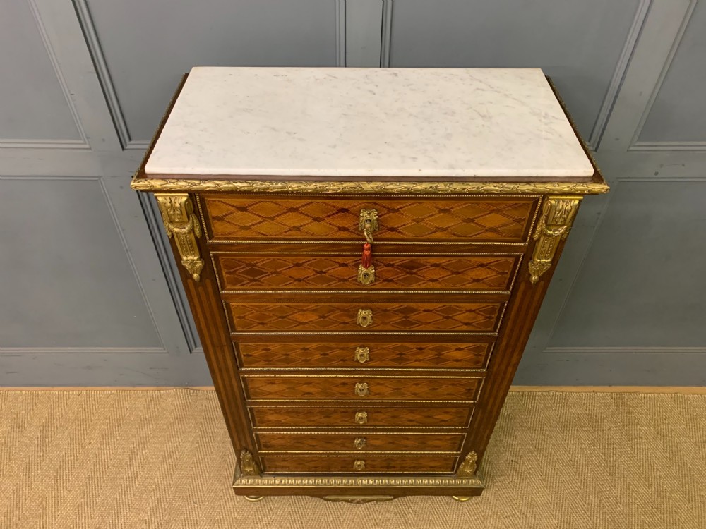 19th Century French Secretaire Abattant View II