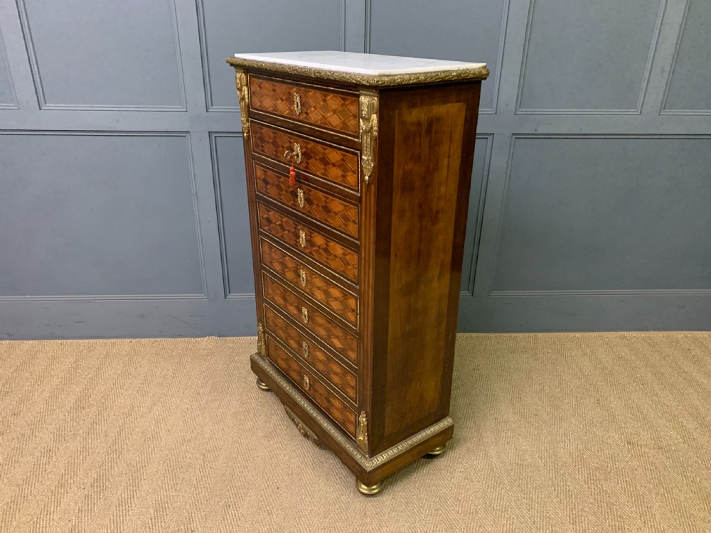 19th Century French Secretaire Abattant View XXI