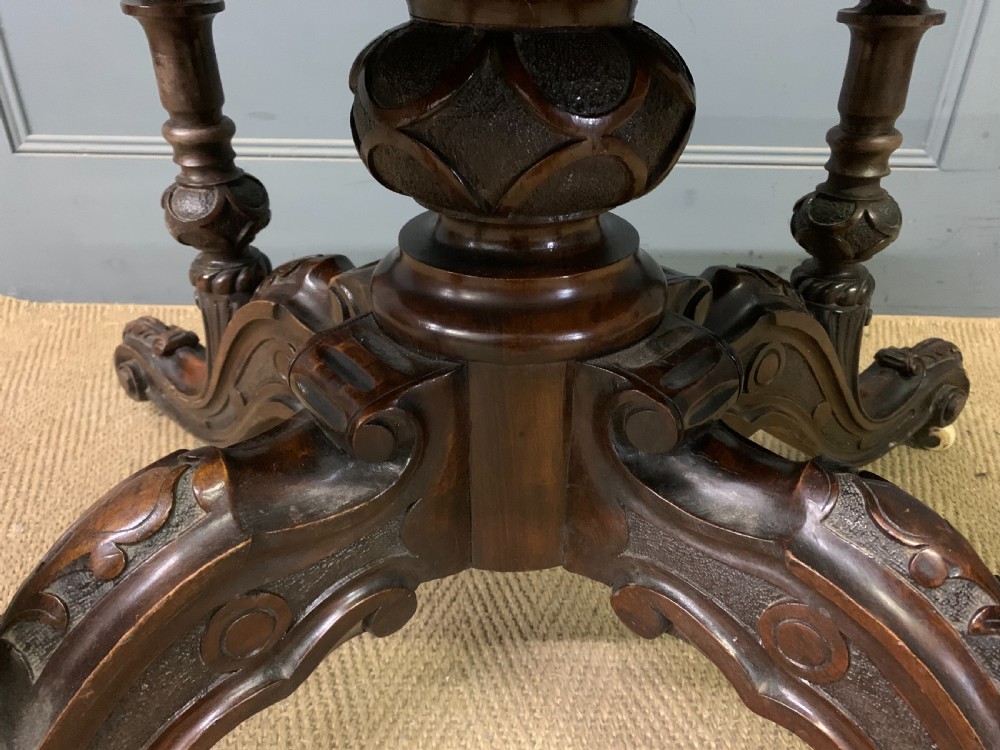 Large Sized Victorian Burr Walnut Coffee Table View XIII