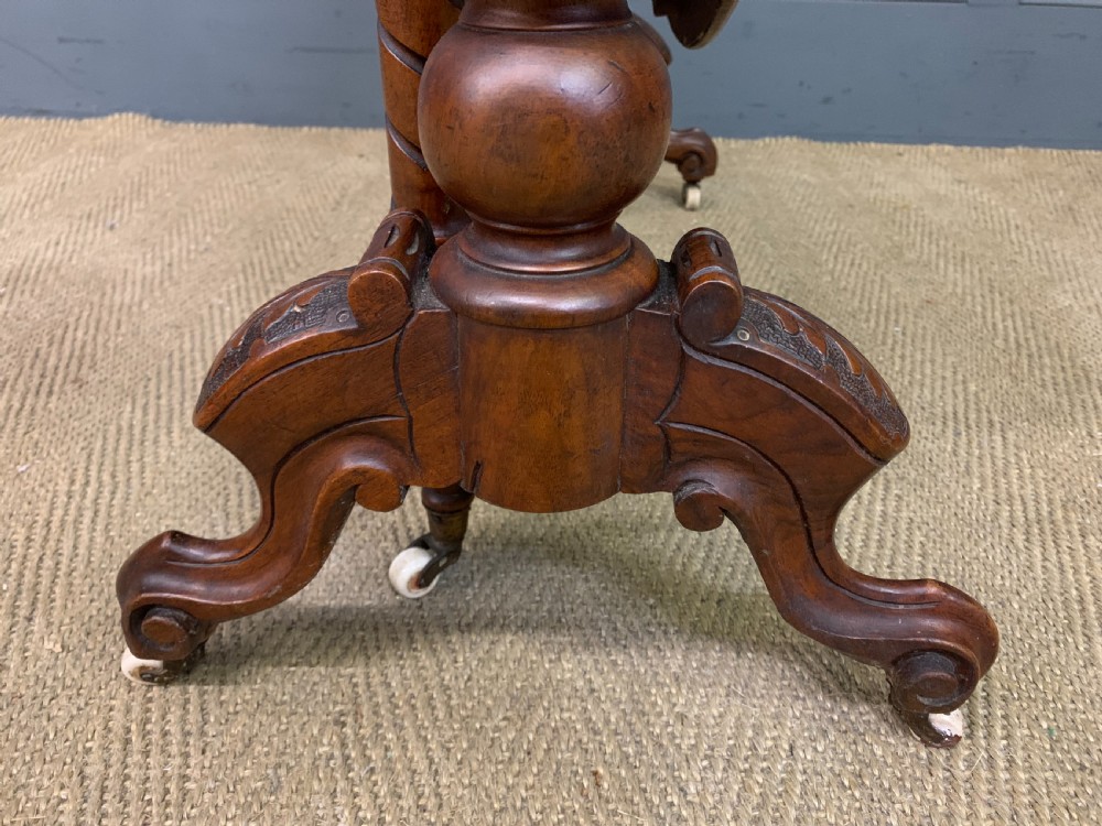 Large Victorian Burr Walnut Sutherland Table View XII