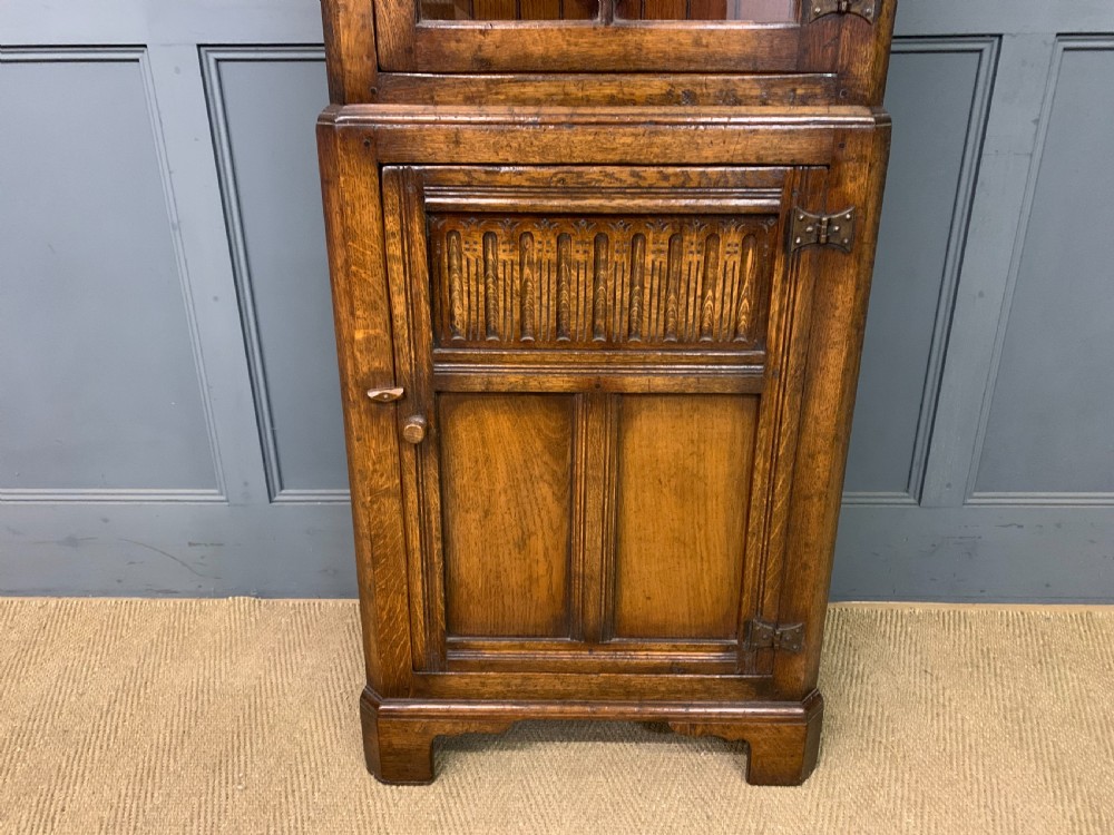 Ipswich Oak Corner Cabinet View II