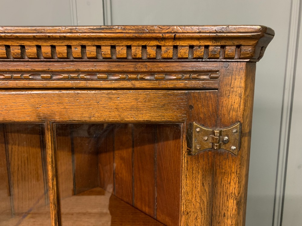 Ipswich Oak Corner Cabinet View V