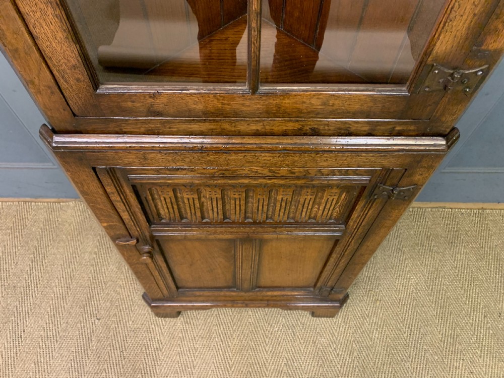 Ipswich Oak Corner Cabinet View VI
