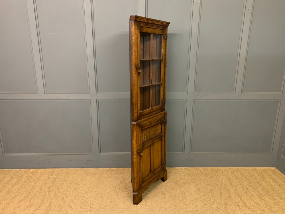 Ipswich Oak Corner Cabinet View X