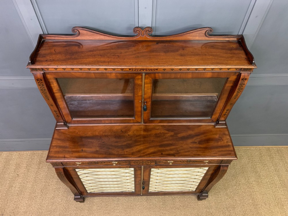 Regency Period Inlaid Mahogany Side Cabinet View IV
