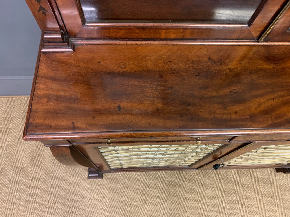 Regency Period Inlaid Mahogany Side Cabinet View V
