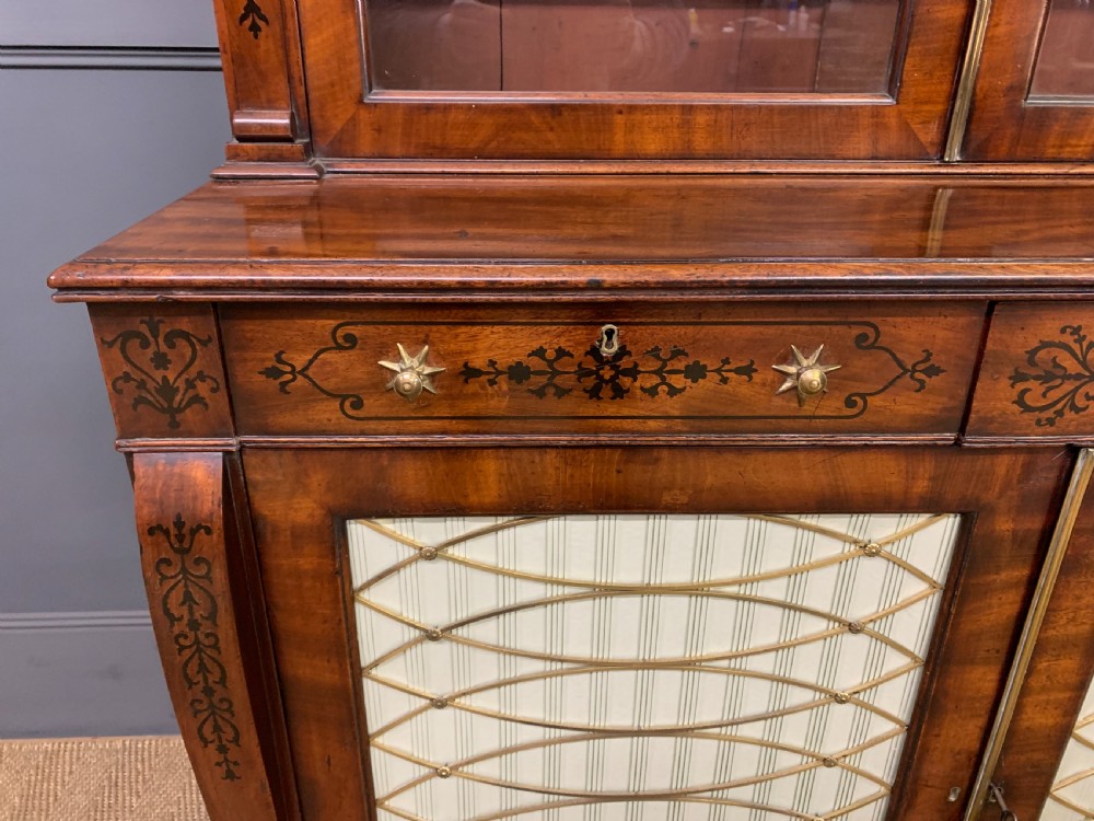 Regency Period Inlaid Mahogany Side Cabinet View VI