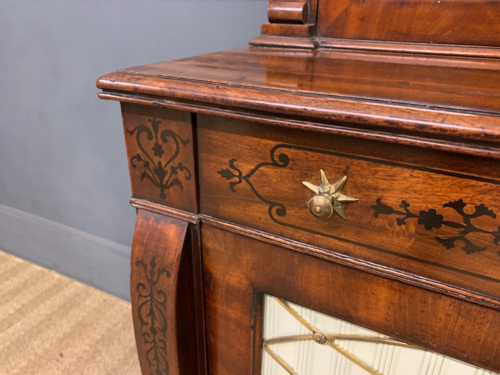 Regency Period Inlaid Mahogany Side Cabinet View VII
