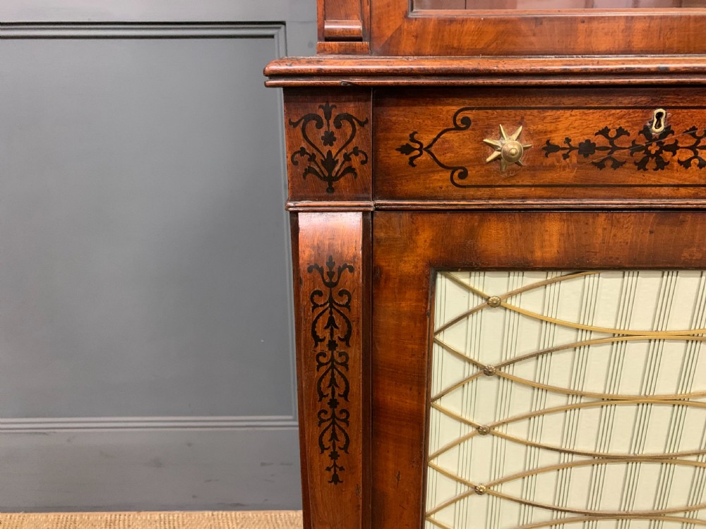 Regency Period Inlaid Mahogany Side Cabinet View IX