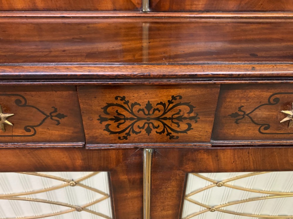 Regency Period Inlaid Mahogany Side Cabinet View XI