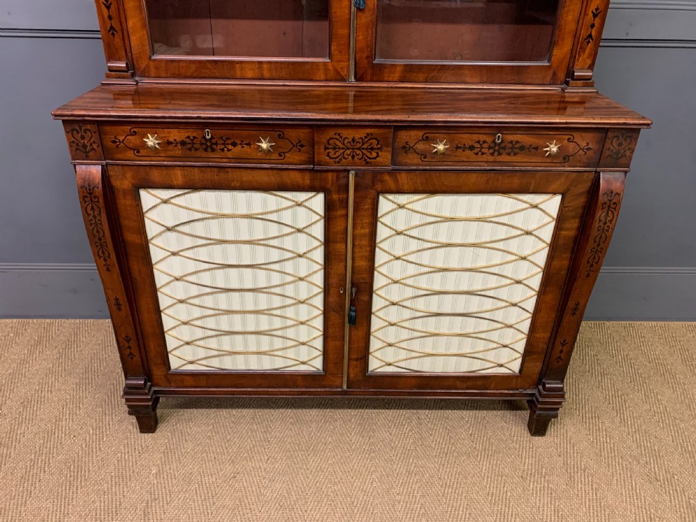 Regency Period Inlaid Mahogany Side Cabinet View XVI