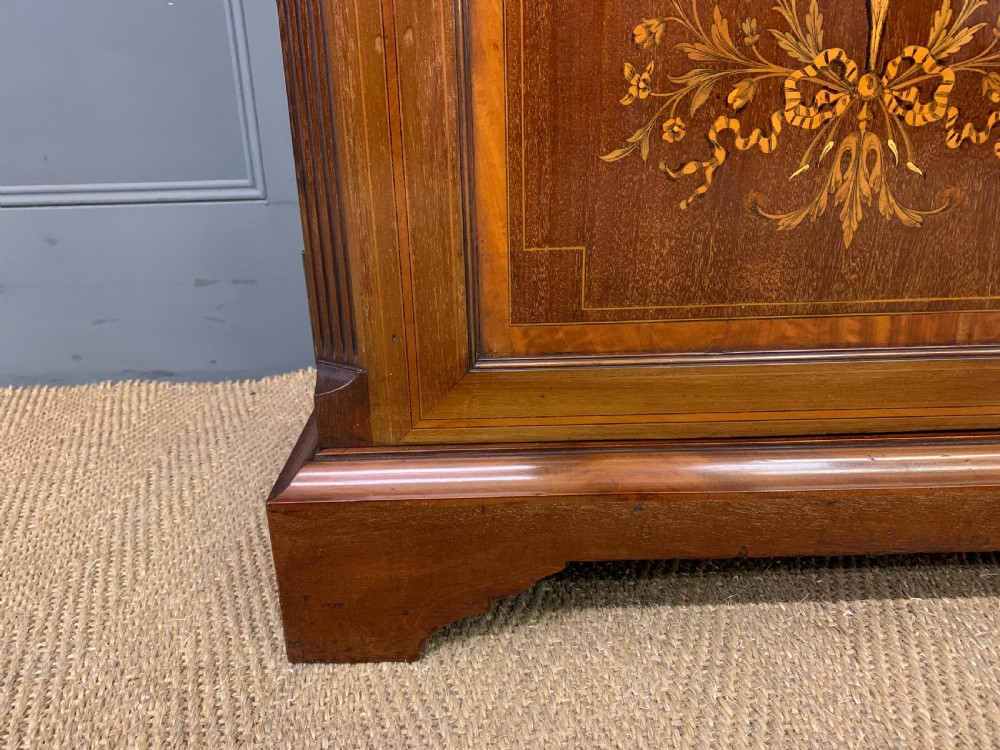 Edwards and Roberts Inlaid Mahogany Bookcase View X
