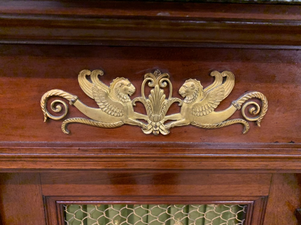 French Empire Mahogany Chiffonier View V
