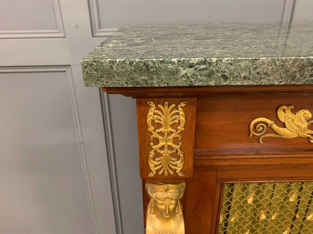French Empire Mahogany Chiffonier View VI
