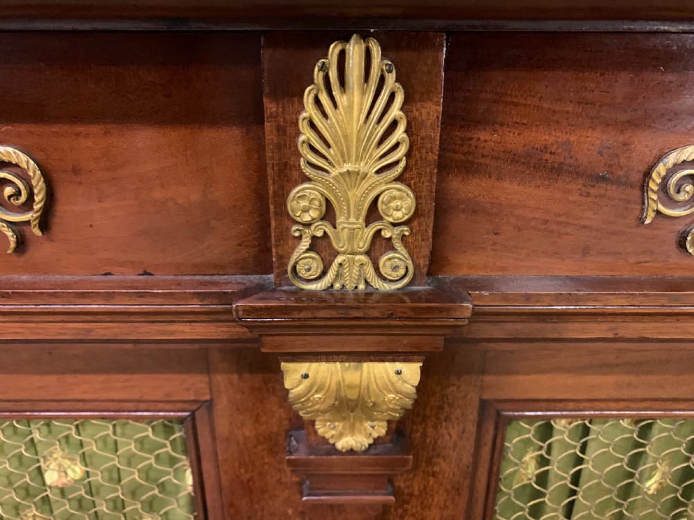 French Empire Mahogany Chiffonier View XII