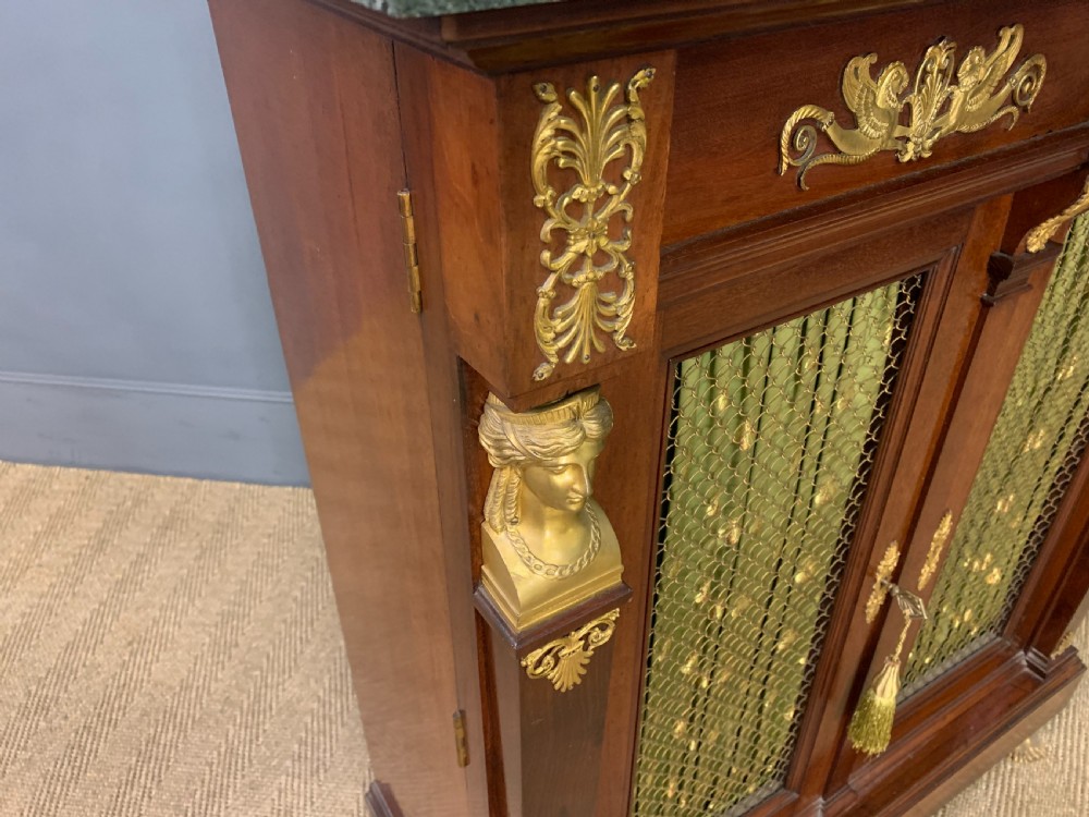 French Empire Mahogany Chiffonier View XVI