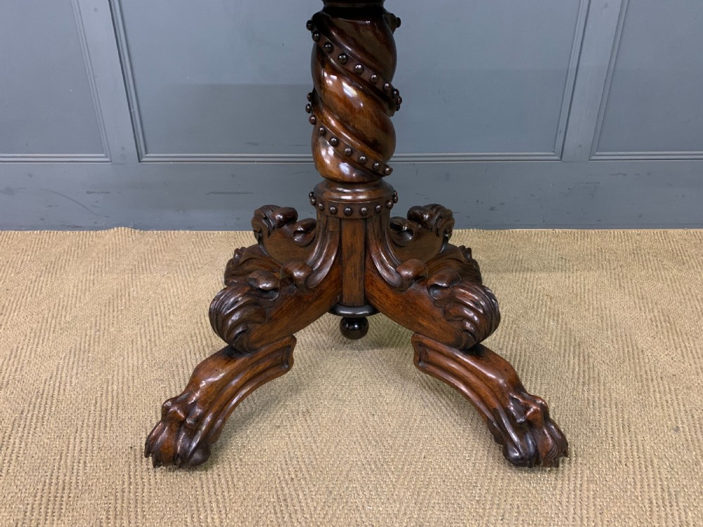 Regency Period Rosewood Centre Table View II