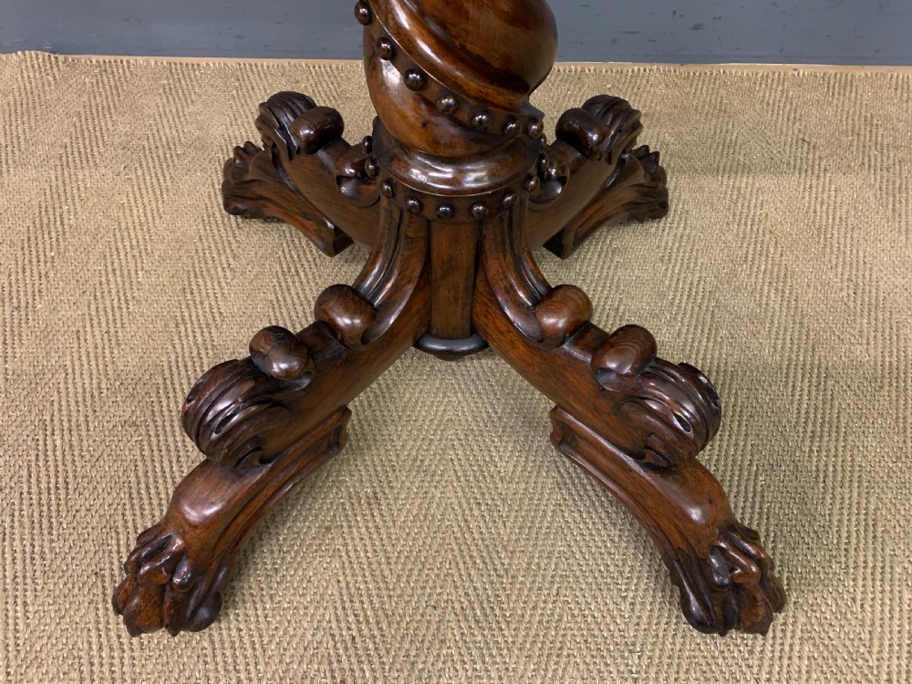 Regency Period Rosewood Centre Table View III