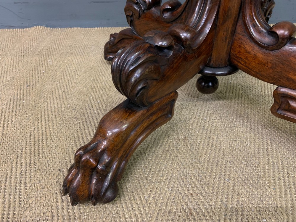 Regency Period Rosewood Centre Table View VI