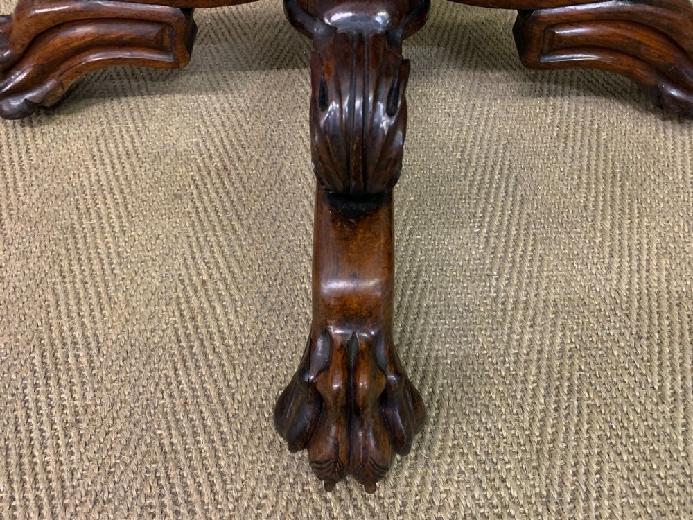 Regency Period Rosewood Centre Table View VII