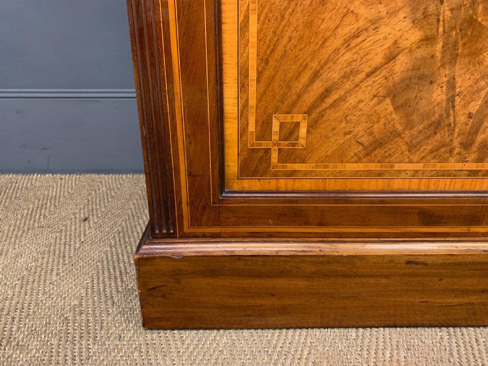 Edwards and Roberts Inlaid Mahogany Bookcase View VIII
