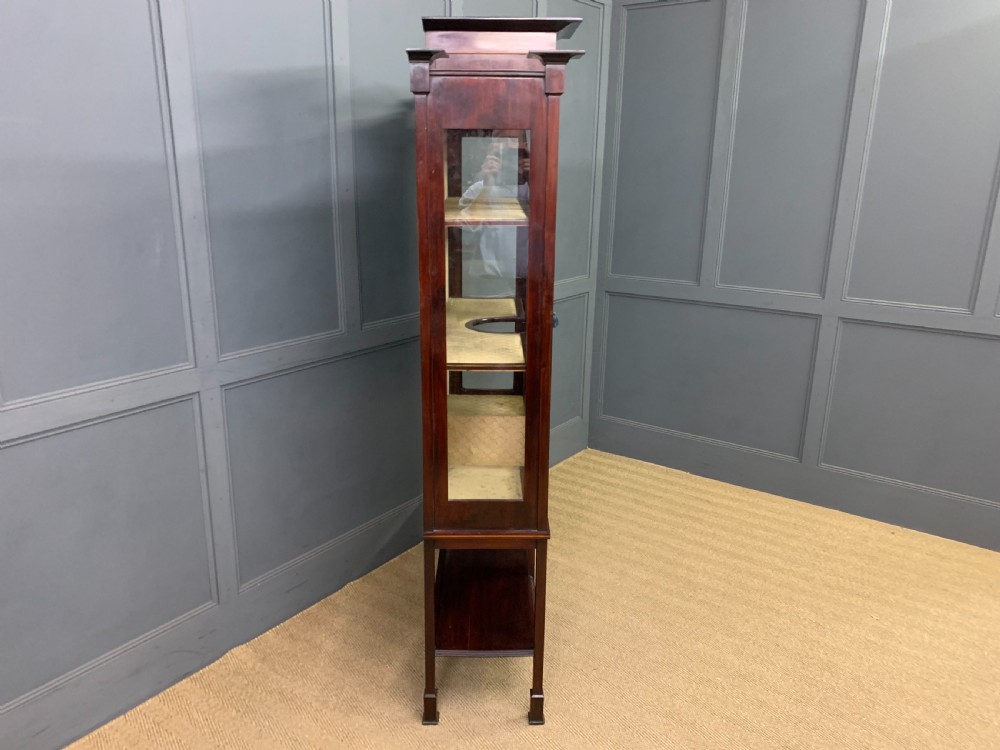 Arts and Crafts Inlaid Mahogany Display Cabinet View XVI