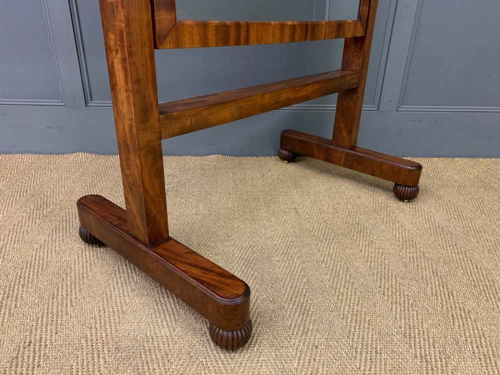 George IV Mahogany Cheval Mirror View III