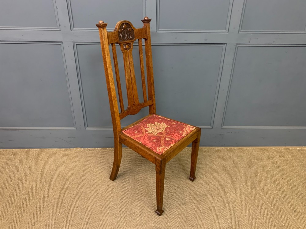 Set of 8 Arts and Crafts Dining Chairs View XII