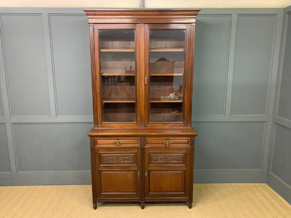 Victorian Mahogany Bookcase View II