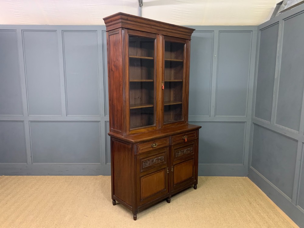 Victorian Mahogany Bookcase View III
