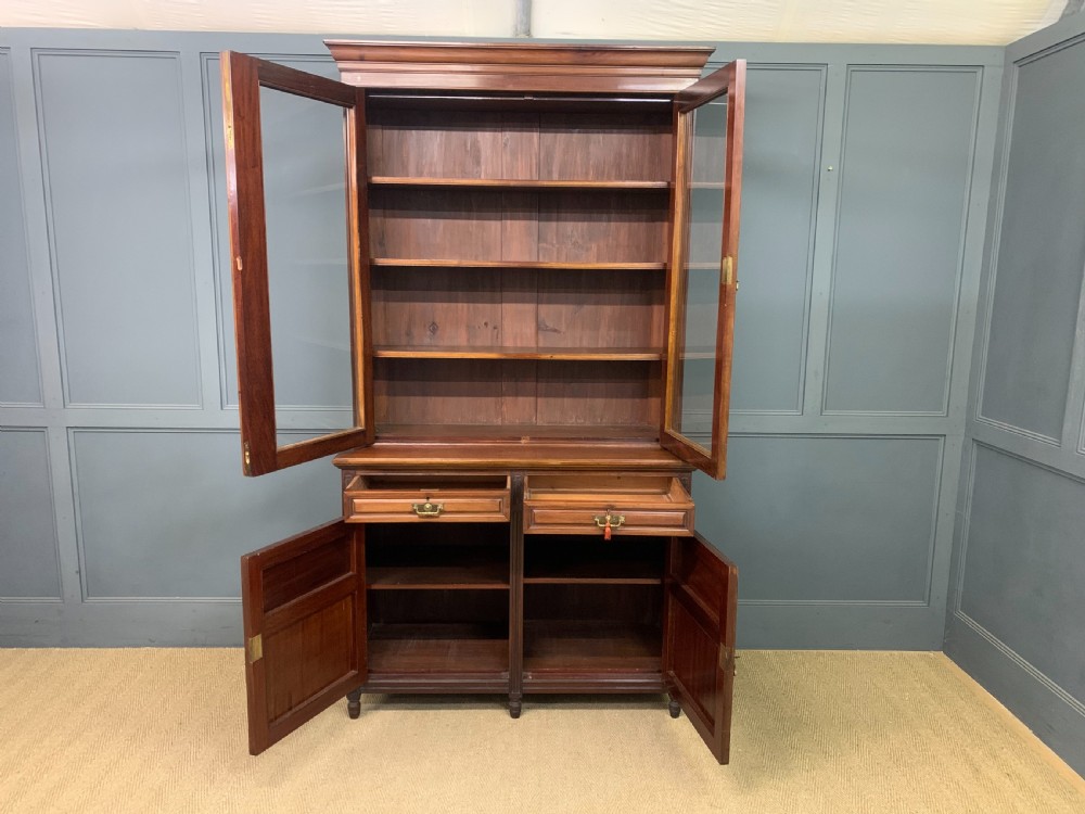 Victorian Mahogany Bookcase View VIII