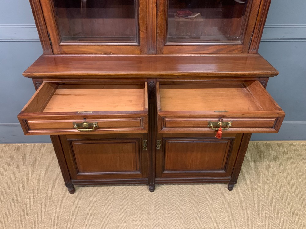 Victorian Mahogany Bookcase View X